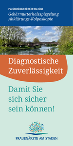 Faltblatt Gebärmutterspiegelung 